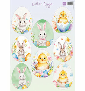 Marianne Design Knipvel A4, Easter eggs VK9620