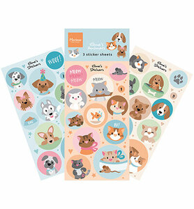Marianne Design Stickers, Eline&#039;s Cats &amp; Dogs CA3200