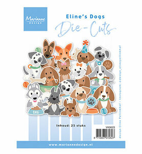 Marianne Design Die Cuts, Eline&#039;s Dogs VK9623