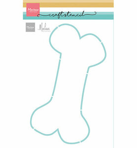 Marianne Desgin Craft stencils, Dog bone by Marleen PS8181