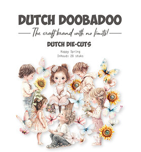 Dutch Doobadoo Collage Die-cuts Happy Spring 474.007.502