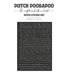 Dutch Doobadoo Dutch Sticker Happy Spring 2 491.200.036