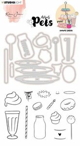 Studio Light Stamp &amp; Cutting Die Missees By Karin Joan nr.11 A6