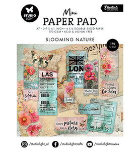 Studio Light Mini Paper Pad Blooming Nature Essentials nr.303 SL-ES-DPP303