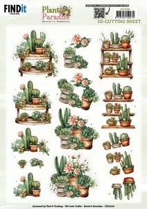 3D Cutting Sheet - Berries Beauties - Plant Paradise - Greenhouse Shelves CD12336