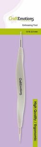 CraftEmotions Ergonomic Embossing Tool 1.5 &amp; 2.0mm