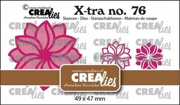 Crealies Xtra Fantasiebloem A klein CLXtra76