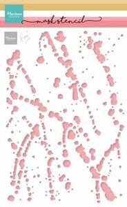 Marianne Design Craft Stencil - Tiny&lsquo;s Gemorste verf PS8157 210x149mm
