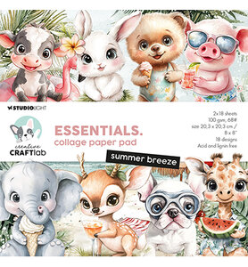Studio Light Collage Paper Pad Summer breeze Essentials nr.360 CCL-ES-CPP360