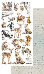 Art Alchemy Double-sided paper 30,5x15 cm Memory of Spring &ndash; Animals 250 gsm