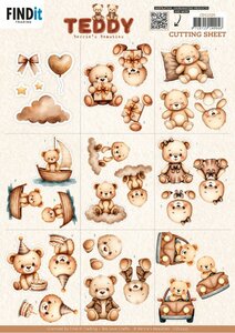 3D Cutting Sheet - Berries Beauties - Teddy - Mini CD12325