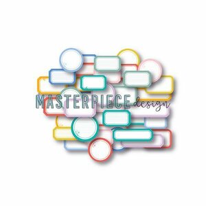 Masterpiece Die-cuts 12 months label mix MP202107