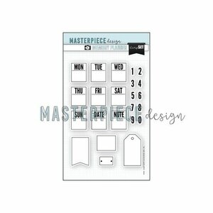 Masterpiece Clear Stempelset 4x6 - Planner Things MP202069