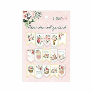Piatek13 - Paper die cut garland Flowerish 15St P13-FLO-32