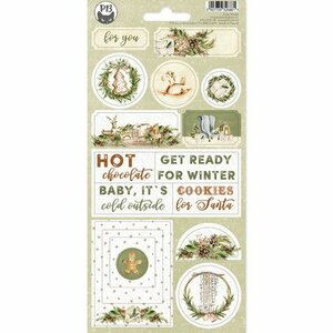 Piatek13 - Sticker sheet Chipboard Cosy Winter 02 