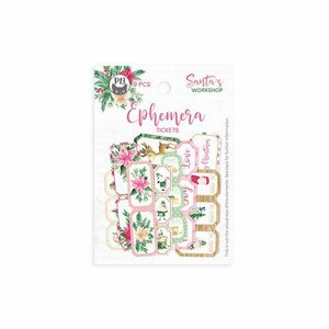 Piatek13 - Ephemera set Tickets Santa&lsquo;s workshop 9St P13-SAN-38
