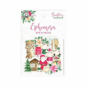 Piatek13 - Ephemera set Santa&lsquo;s workshop 12St P13-SAN-33