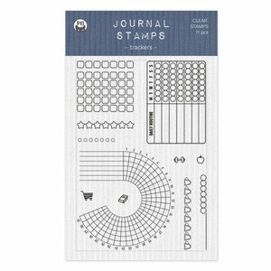 Piatek13 - Clear stamp set Trackers 01 A6