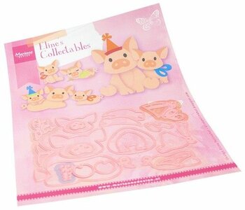 Marianne Design Collectable Eline&lsquo;s Varkensfamilie COL1545 118x86mm