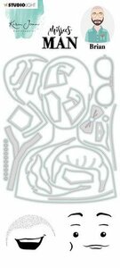 Studio Light Stamp &amp; Cutting Die Missees By Karin Joan nr.13 KJ-MBKJ-SCD13