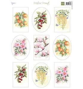 Marianne Design Knipvel A4, Mattie&#039;s Mooiste - Fruit &amp; Flowers MB0222
