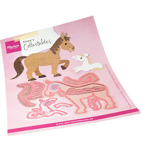 Marianne Design Collectable, Eline&#039;s Horses COL1568