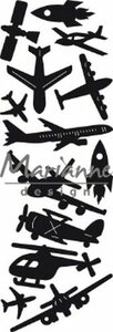 Marianne Design Craftable Punch die - Aviation - luchtvaart CR1471 