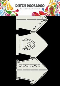 Dutch Doobadoo Card Art Gingerbread House A4