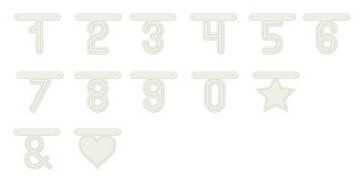 Dutch Doobadoo Dutch Stencil Art nummers  470.990.111