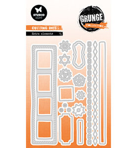 Studio Light Cutting Die Extra Elements Grunge Collection nr.998 SL-GR-CD998