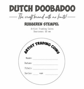 Dutch Doobadoo Rubber stamp ATC cirkel naam (NL) 497.004.003