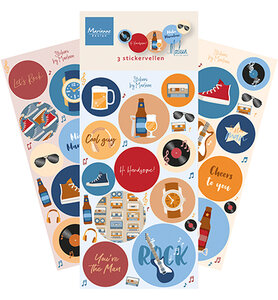 Marianne Desing Stickers, Hi Handsome! by Marleen CA3205