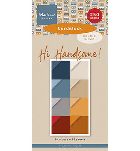 Marianne Design Cardstock Hi Handsome! PK9209