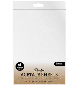 Studio Light Acetate Sheets Winter wonderland Essentials nr.19 SL-ES-ACS19