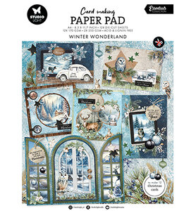 Studio Light Card Making Pad Winter wonderland Essentials nr.20 SL-ES-CMP20
