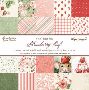 Maja Design Strawberry thief -Paper pack 15,2x15,2 cm