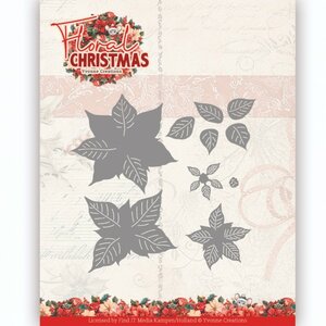 Dies - Yvonne Ceations - Floral Christmas- Poinsettia YCD10368