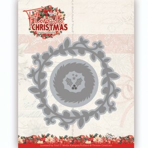 Dies - Yvonne Ceations - Floral Christmas- Floral Wreath YCD10366