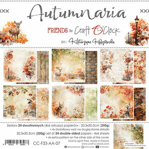 Craft O Clock Paper Pack 20x20 cm Autumnaria