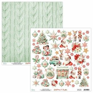 Mintay 30,5x30,5 cm Elements Paper - Merry &amp; Joy MT-MAJ-09