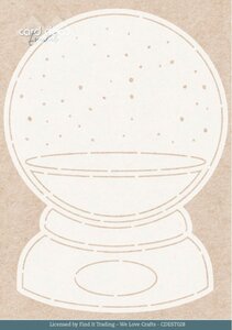 Stencil - Card Deco Essentials - Enchanting Globe - A5