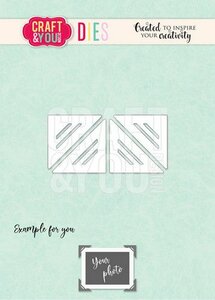 Craft&amp;You Cutting Die Foto hoeken CW108