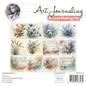 Art Journaling &amp; Card Making Set Vlinders, elfjes en muziek&nbsp;99077/013