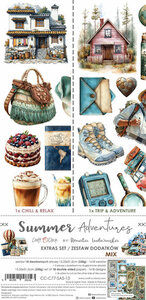 Craft O Clock Extras Set Mix 15x30 cm Summer Adventures&nbsp;CC-C77-SAS-13