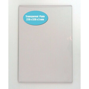 Nellie&#039;s Choice &bull; PowerBoss Transparent Plates for PowerBoss 3mm&nbsp;TPPB002