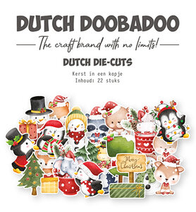Dutch Doobadoo Die-cuts Christmas in a cup 474.007.510
