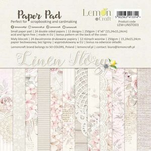 LemonCraft Paper Pad Linien Story 15,2x15,2cm