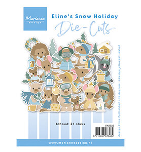 Marianne Design Die Cuts Eline&#039;s Snow holiday VK9635