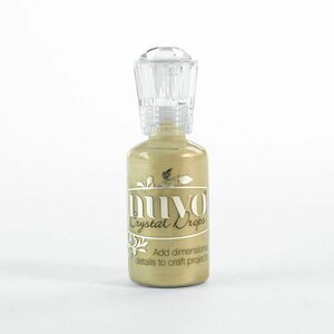Nuvo crystal drops - pale gold 676N