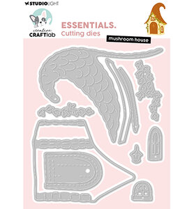 Studio Light Cutting Die Mushroom house Essentials nr. 1044 CCL-ES-CD1044.